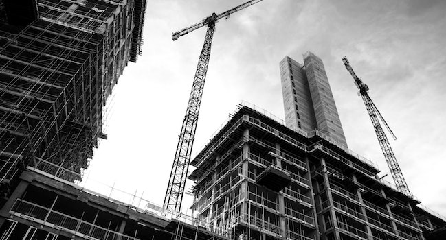 Image of buildings under construction